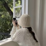 round boa hat(3colors)