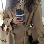mocha trench coat