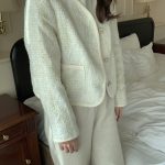 ［即納］Chanson tweed jacket(3colors)