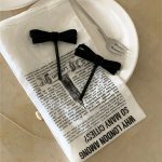 velvet ribbon hair pin