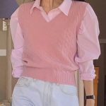 thebarnnet pony cable knit vest