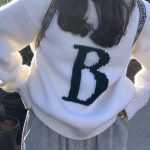 The Barnnet Alphabet Knit Sweater(2colors)