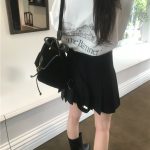 ［即納］The Barnnet Buckle-Strap Pleated Skirt