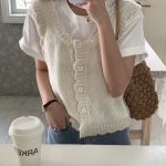 amme flower vest(4colors)
