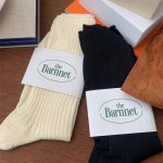 The Barnnet Silket Ribbed Knit Socks(4colors)