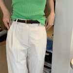 The Barnnet Brown Slim Leather Twist Belt