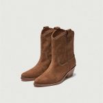 The Barnnet Brown Suede Hawk Western Boots