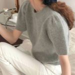 ［即納］ounce vanessa puff knit(3colors)