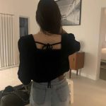 pyt velvet square blouse