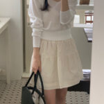 vergamot butter skirt(2colors)