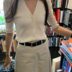 ounce cotton v neck cardigan(2colors)