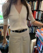 ounce cotton v neck cardigan(2colors)