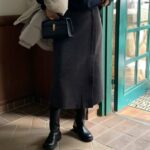 ounce check wrap skirt