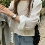 ounce low lace blouse