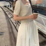 ounce lune pintuck skirt(2colors)