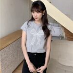 lace ribbon T(2colors)