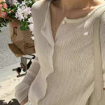 ounce lin rib cardigan(2colors)