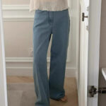 ounce low wide denim