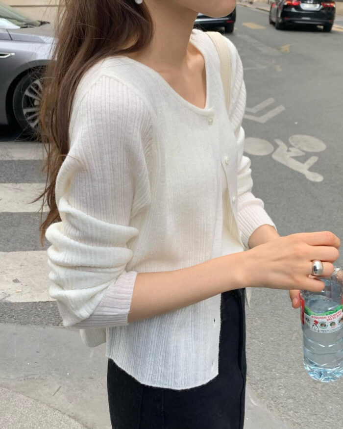 ounce erin mohair cardigan(3colors) - 画像 (4)