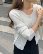 ounce erin mohair cardigan(3colors) - 画像 (5)
