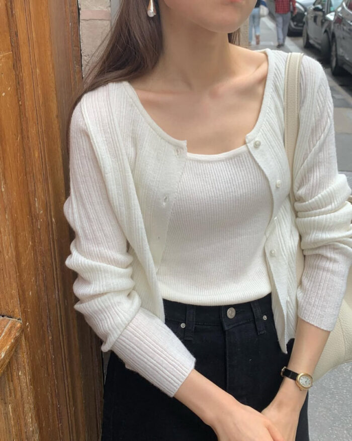 ounce erin mohair cardigan(3colors) - 画像 (1)