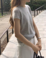 ounce cash sheer knit(2colors) - 画像 (2)