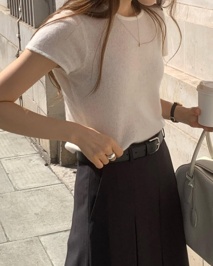 ounce cash sheer knit(2colors) - 画像 (3)