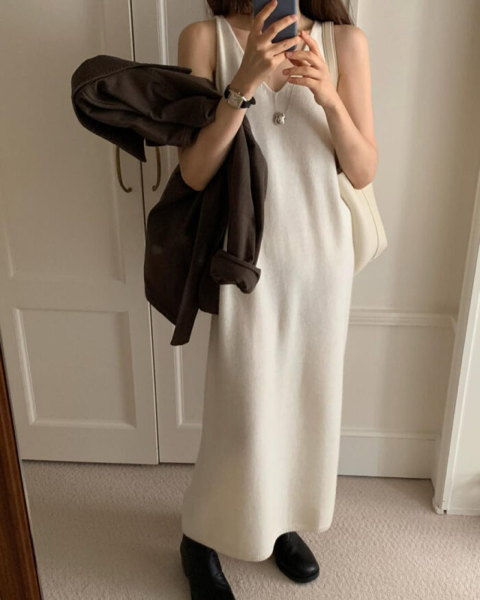 ounce lindy knit one-piece(2colors) - 画像 (6)