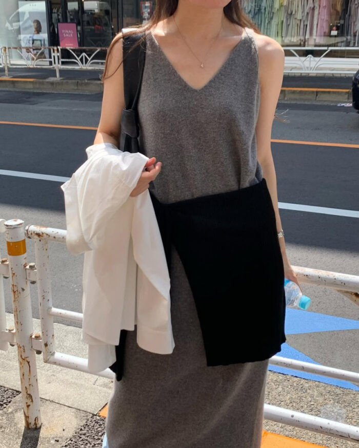 ounce lindy knit one-piece(2colors) - 画像 (2)