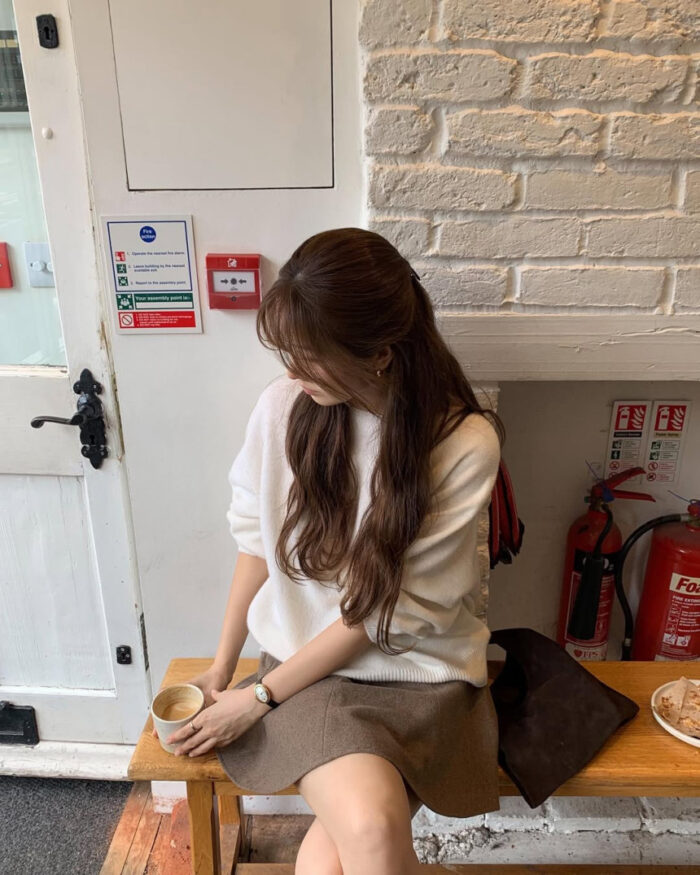 ounce wool flare mini skirt(2colors) - 画像 (12)