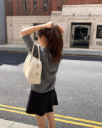 ounce wool flare mini skirt(2colors) - 画像 (4)