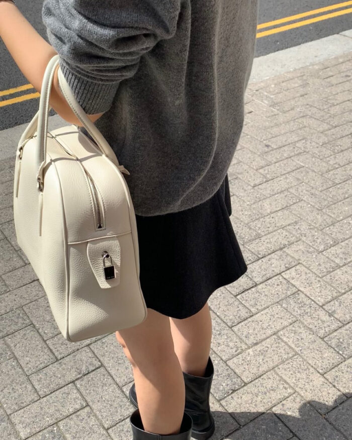 ounce wool flare mini skirt(2colors) - 画像 (5)