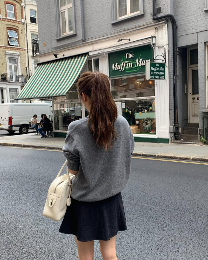 ounce wool flare mini skirt(2colors) - 画像 (9)