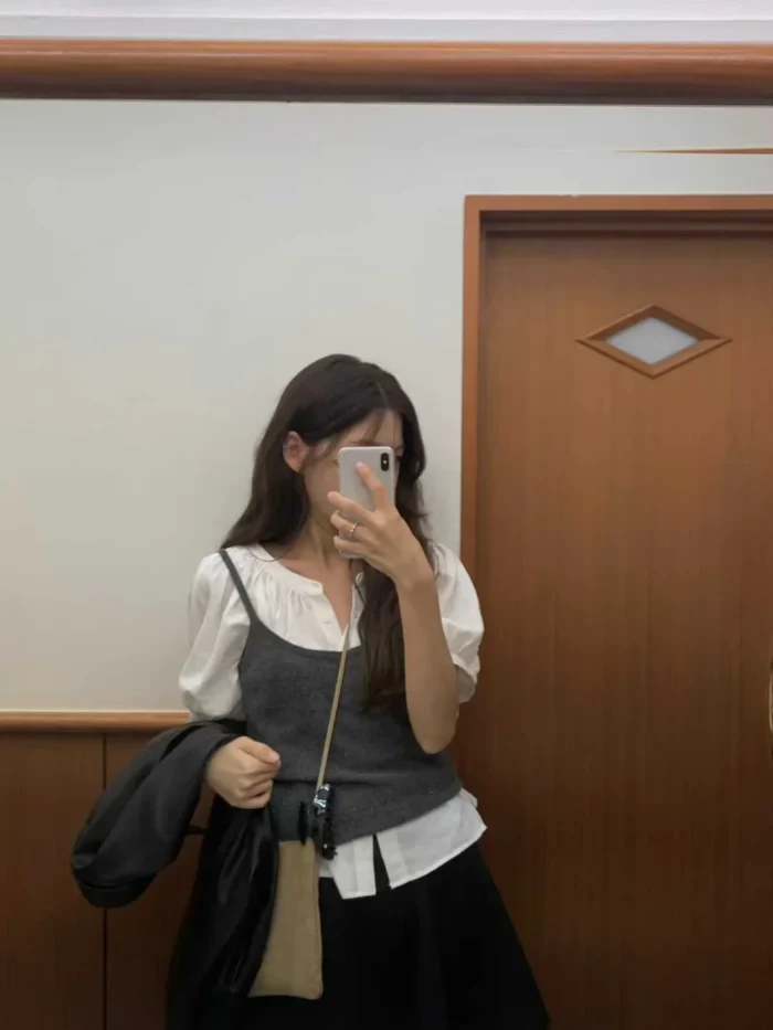 ounce wool flare mini skirt(2colors) - 画像 (6)