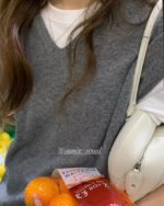 ounce bow wholega vest(2colors) - 画像 (9)