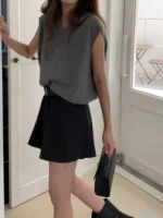 ounce bow wholega vest(2colors) - 画像 (5)