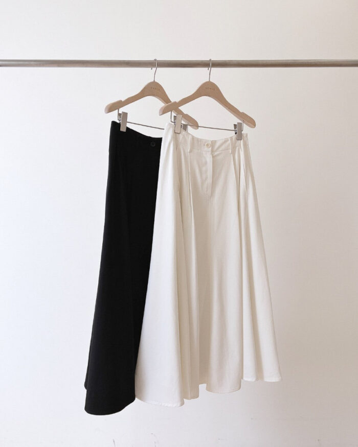 ounce pintuck flare skirt(2colors) - 画像 (13)
