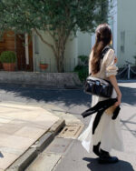 ounce pintuck flare skirt(2colors) - 画像 (10)