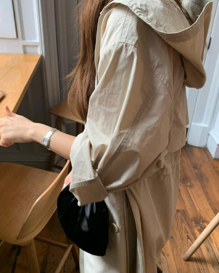 ounce double hood trench coat - 画像 (5)