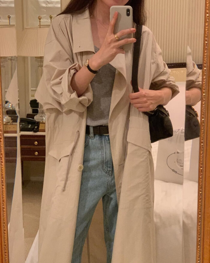 ounce double hood trench coat - 画像 (2)