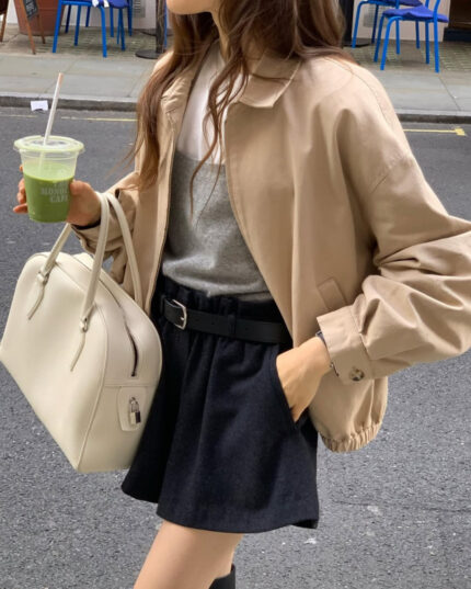 ounce cotton blouson(2colors)