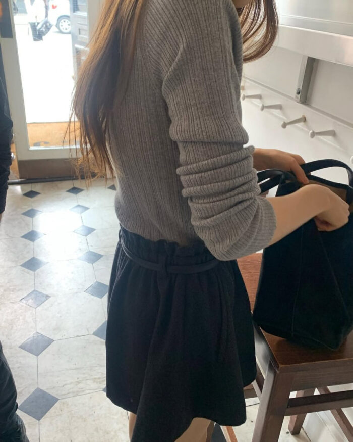 ounce boat neck rib wholega knit(4colors) - 画像 (6)