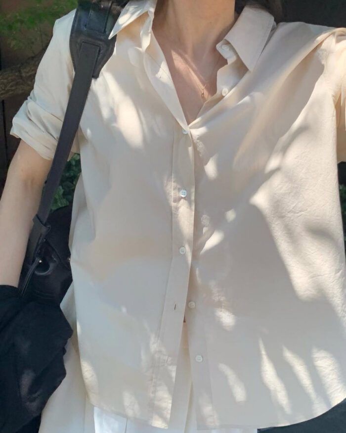 ounce easy cotton shirt(4colors) - 画像 (8)