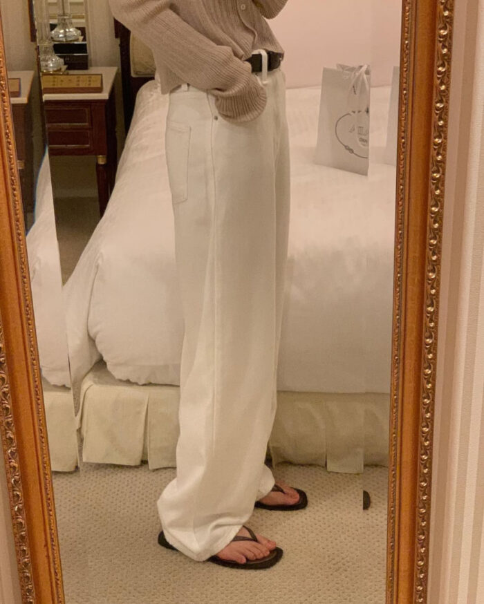 ounce light wide pants(2colors) - 画像 (5)