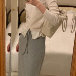 ounce maxi string skirt(2colors)