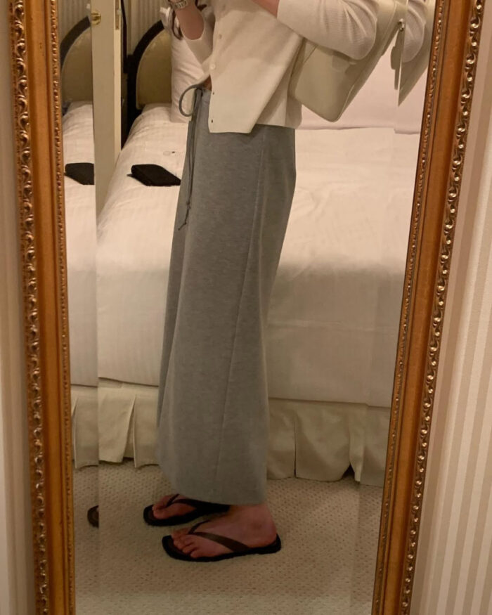 ounce maxi string skirt(2colors) - 画像 (4)
