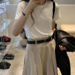 ounce pocket pleats skirt(2colors)