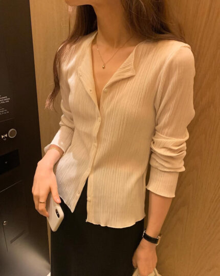 ounce simon pleats cardigan(3colors)