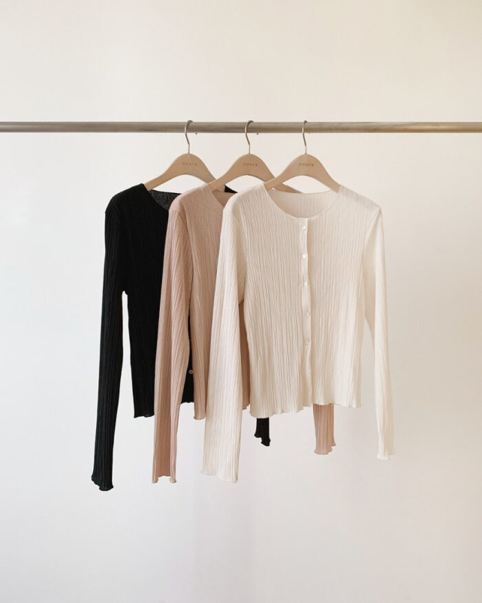 ounce simon pleats cardigan(3colors) - 画像 (19)