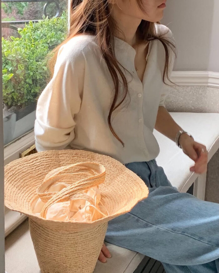 ounce round wholegar cardigan(4colors) - 画像 (6)